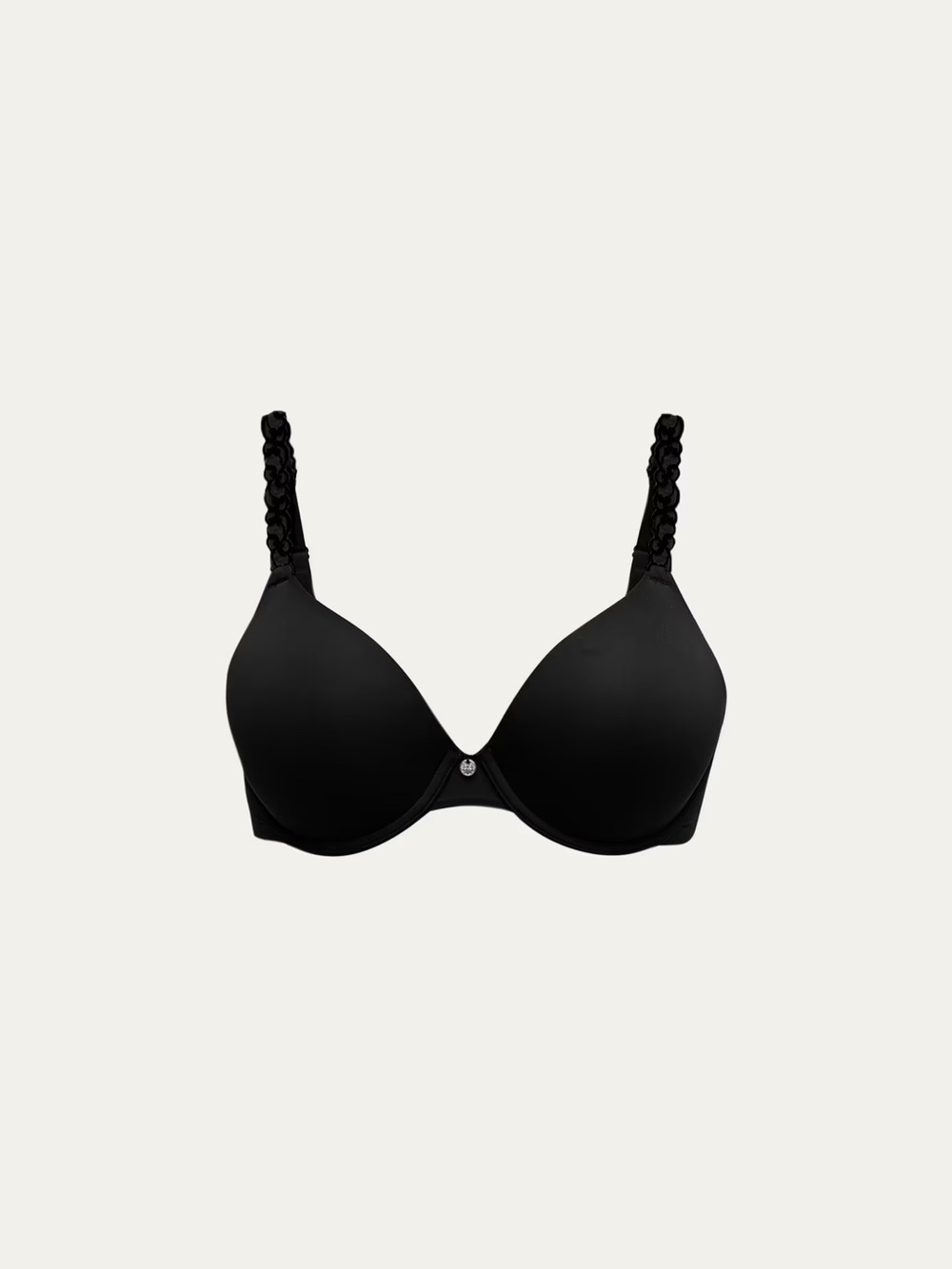 Natori Pure Luxe Contour Underwire Bra Women 38C Classic Black